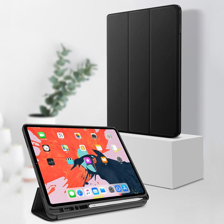 TOTUDESIGN Horizontal Flip TPU Leather Case for iPad Pro 12.9 inch (2018), with Holder & Sleep / Wake-up Function