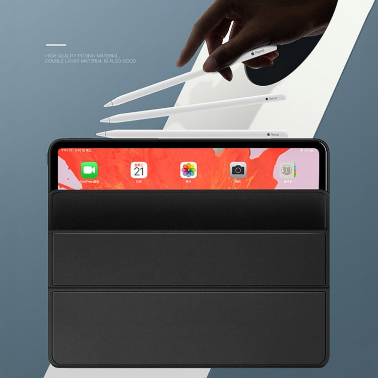 TOTUDESIGN Horizontal Flip TPU Leather Case for iPad Pro 12.9 inch (2018), with Holder & Sleep / Wake-up Function