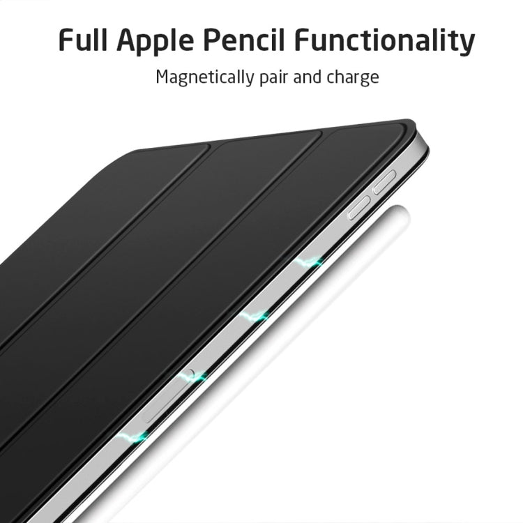 Yippee Magnetic Series Horizontal Flip Leather Case for iPad Pro 11 inch (2018), with Holder & Sleep / Wake-up Function(Black)