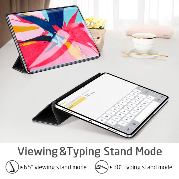 Yippee Magnetic Series Horizontal Flip Leather Case for iPad Pro 11 inch (2018), with Holder & Sleep / Wake-up Function(Black)
