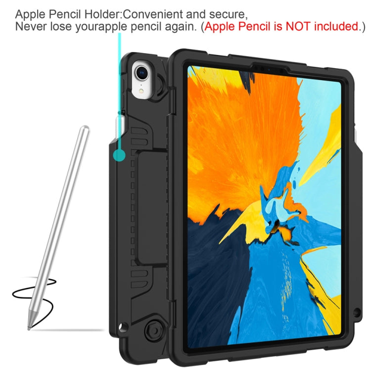 Full Coverage Silicone Shockproof Case for iPad Pro 11 inch (2018), with Adjustable Holder