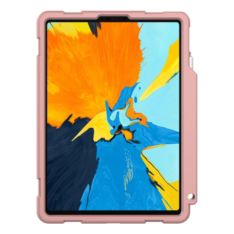 Full Coverage Silicone Shockproof Case for iPad Pro 11 inch (2018), with Adjustable Holder