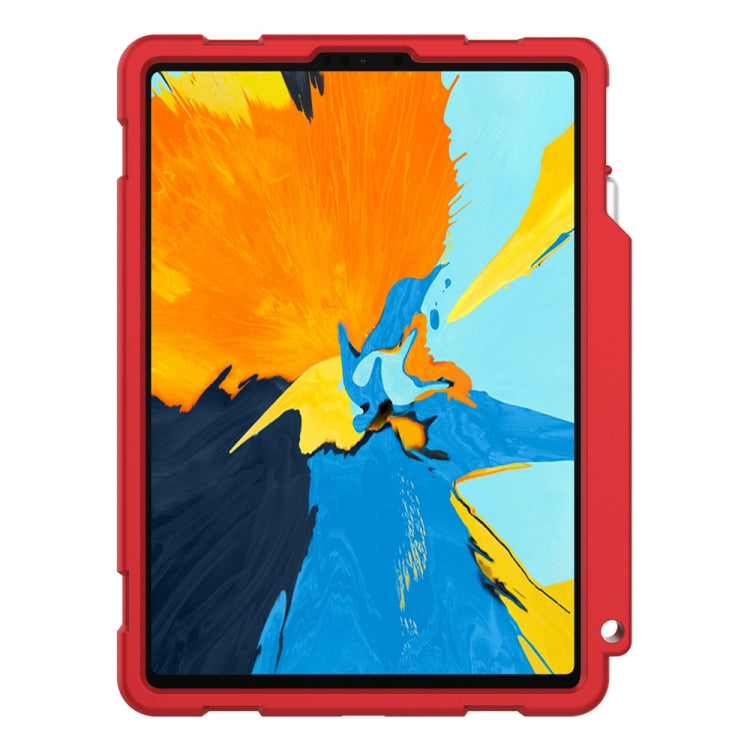 Full Coverage Silicone Shockproof Case for iPad Pro 11 inch (2018), with Adjustable Holder
