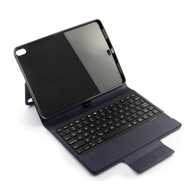 Colored Backlight Bluetooth Keyboard with Leather Flip Tablet Case for iPad Pro 11 (2018)