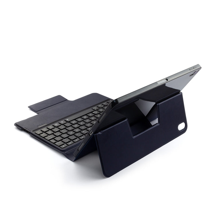 Colored Backlight Bluetooth Keyboard with Leather Flip Tablet Case for iPad Pro 11 (2018)
