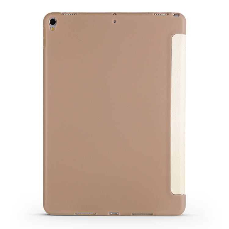 Maple Pattern Horizontal Flip PU Leather Case for iPad Air 2019 / Pro 10.5 inch, with Three-folding Holder & Honeycomb TPU Cover