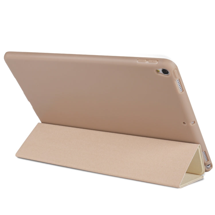 Maple Pattern Horizontal Flip PU Leather Case for iPad Air 2019 / Pro 10.5 inch, with Three-folding Holder & Honeycomb TPU Cover