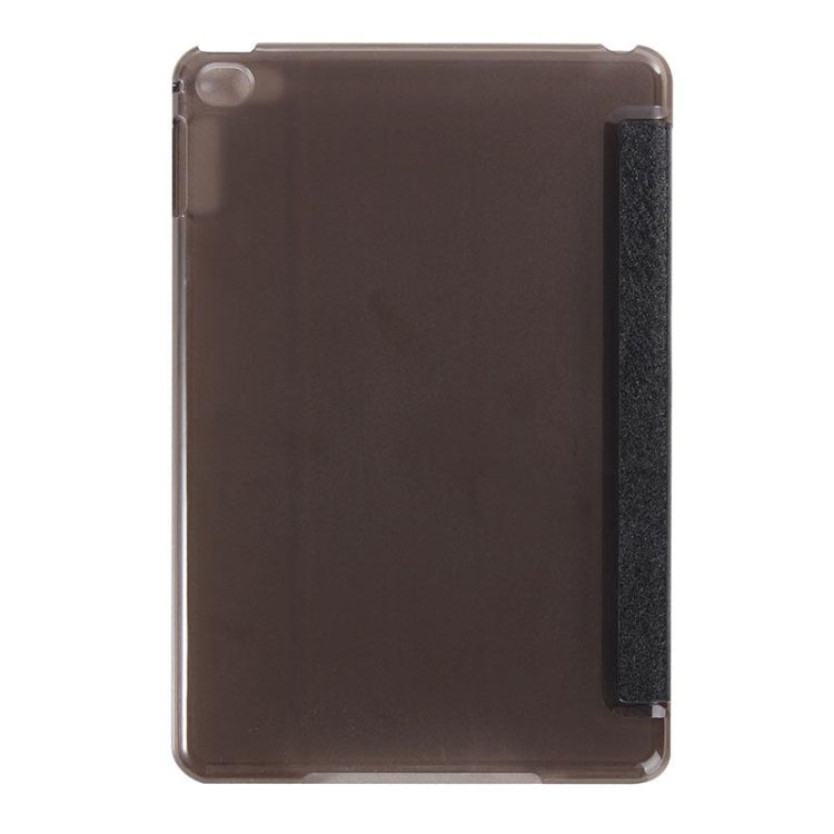 Silk Texture Horizontal Flip Leather Case with Three-Folding Holder for iPad Mini 2019
