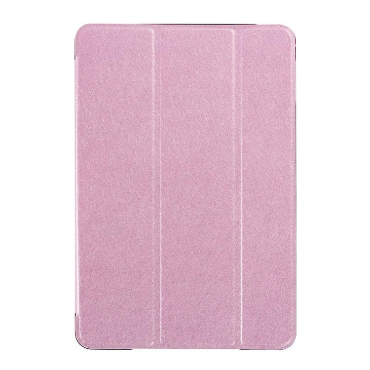 Silk Texture Horizontal Flip Leather Case with Three-Folding Holder for iPad Mini 2019