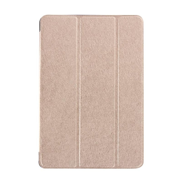 Silk Texture Horizontal Flip Leather Case with Three-Folding Holder for iPad Mini 2019