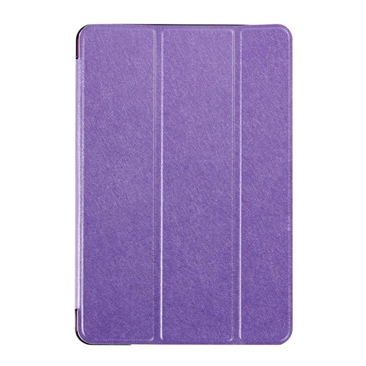 Silk Texture Horizontal Flip Leather Case with Three-Folding Holder for iPad Mini 2019