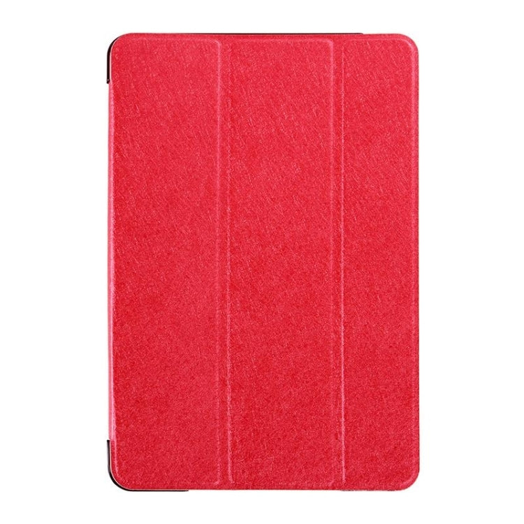 Silk Texture Horizontal Flip Leather Case with Three-Folding Holder for iPad Mini 2019