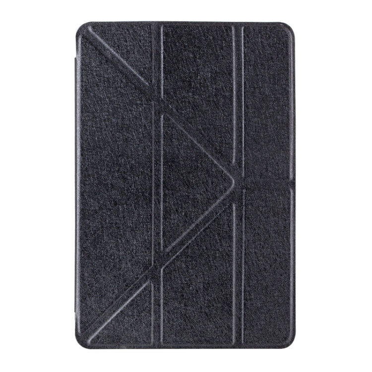 Transformers Style Silk Texture Horizontal Flip Solid Color Leather Case with Holder for iPad Mini 2019