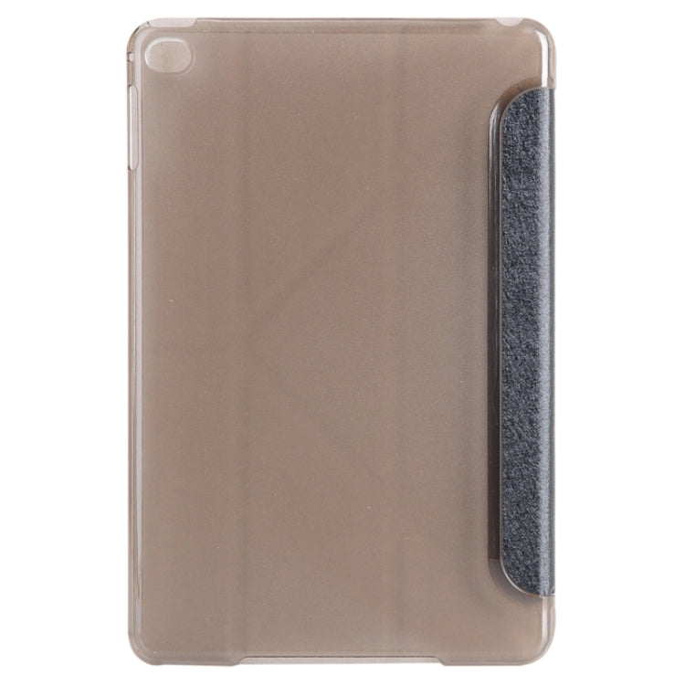Transformers Style Silk Texture Horizontal Flip Solid Color Leather Case with Holder for iPad Mini 2019