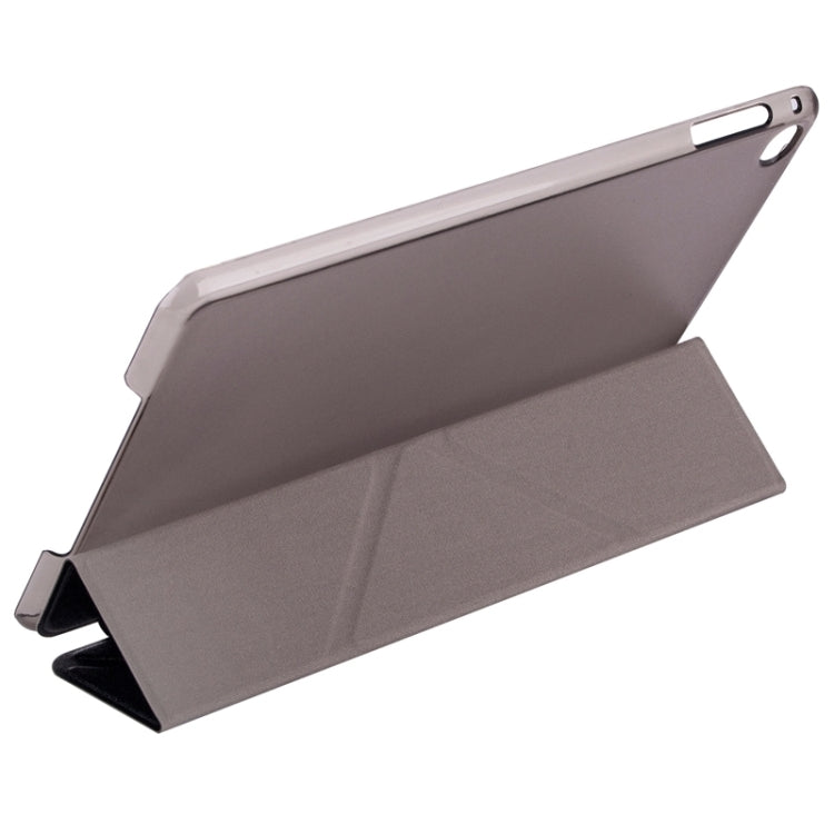 Transformers Style Silk Texture Horizontal Flip Solid Color Leather Case with Holder for iPad Mini 2019