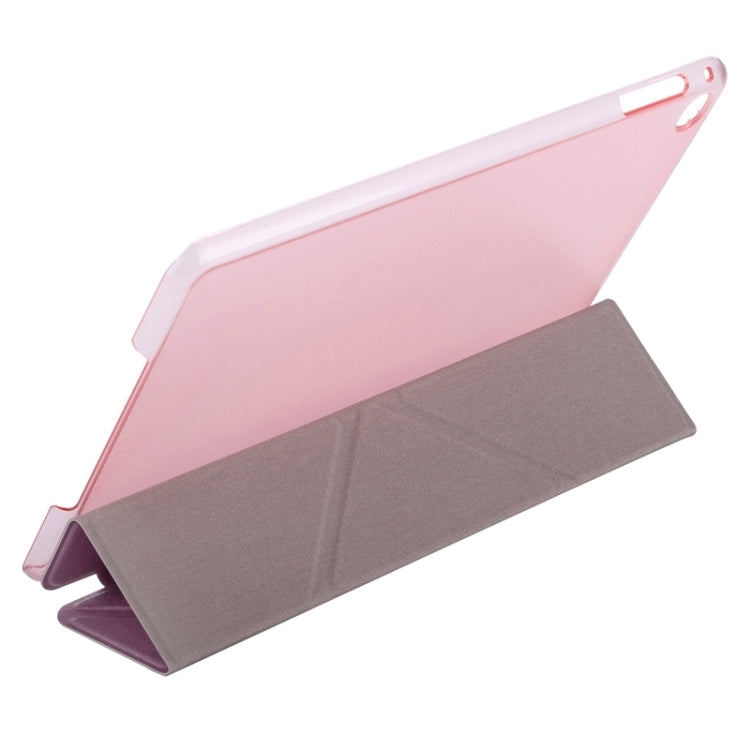 Transformers Style Silk Texture Horizontal Flip Solid Color Leather Case with Holder for iPad Mini 2019
