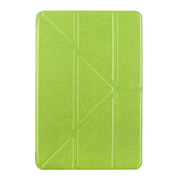 Transformers Style Silk Texture Horizontal Flip Solid Color Leather Case with Holder for iPad Mini 2019