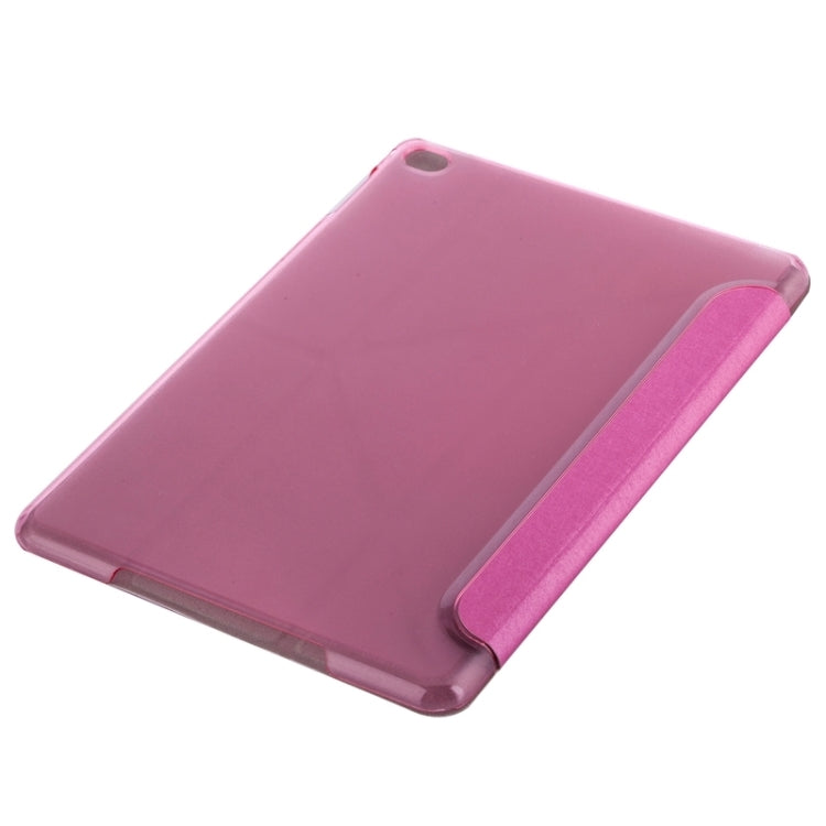Transformers Style Silk Texture Horizontal Flip Solid Color Leather Case with Holder for iPad Mini 2019