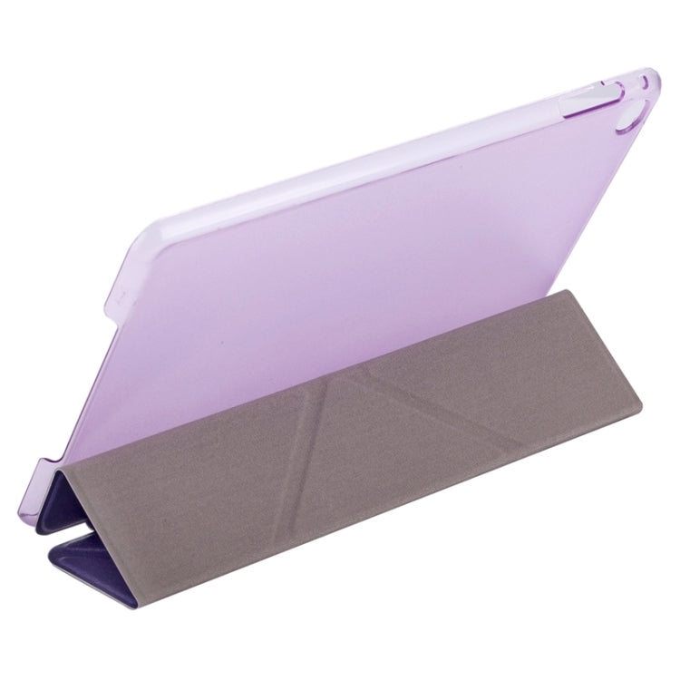 Transformers Style Silk Texture Horizontal Flip Solid Color Leather Case with Holder for iPad Mini 2019