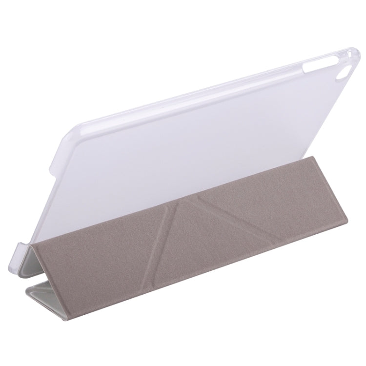 Transformers Style Silk Texture Horizontal Flip Solid Color Leather Case with Holder for iPad Mini 2019