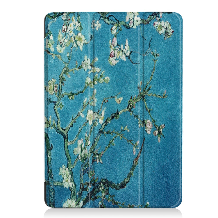 Coloured Drawing Pattern Horizontal Flip Leather Case for iPad Air 2019 10.5 inch, with Three-folding Holder & Sleep / Wake-up Function