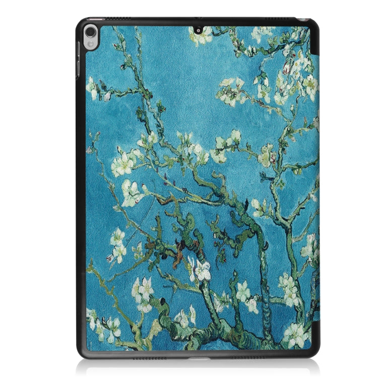 Coloured Drawing Pattern Horizontal Flip Leather Case for iPad Air 2019 10.5 inch, with Three-folding Holder & Sleep / Wake-up Function
