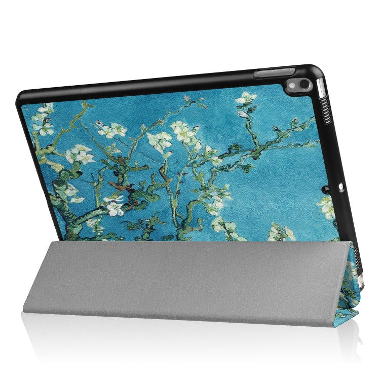 Coloured Drawing Pattern Horizontal Flip Leather Case for iPad Air 2019 10.5 inch, with Three-folding Holder & Sleep / Wake-up Function