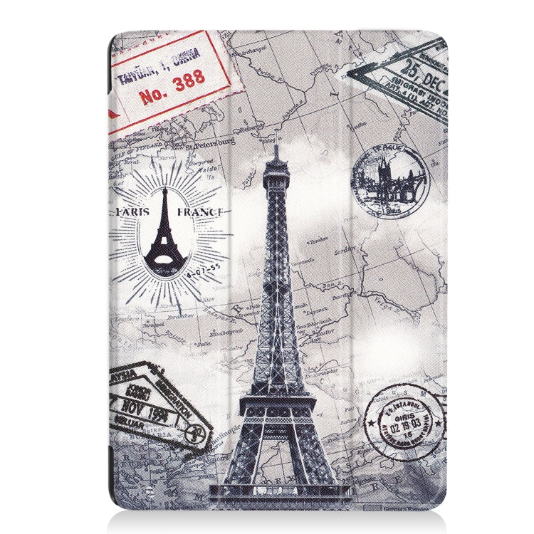 Coloured Drawing Pattern Horizontal Flip Leather Case for iPad Air 2019 10.5 inch, with Three-folding Holder & Sleep / Wake-up Function
