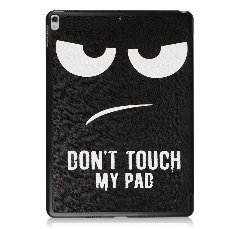 Coloured Drawing Pattern Horizontal Flip Leather Case for iPad Air 2019 10.5 inch, with Three-folding Holder & Sleep / Wake-up Function