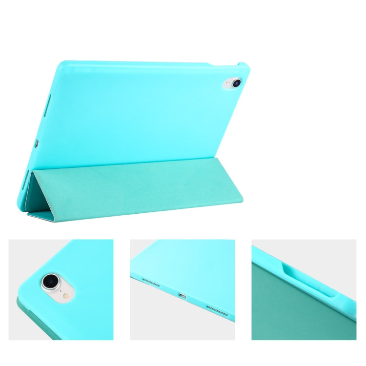 Honeycomb TPU Cover Horizontal Flip PU Leather Case for iPad Pro 11 (2018), with Three-folding Holder & Pen Slot