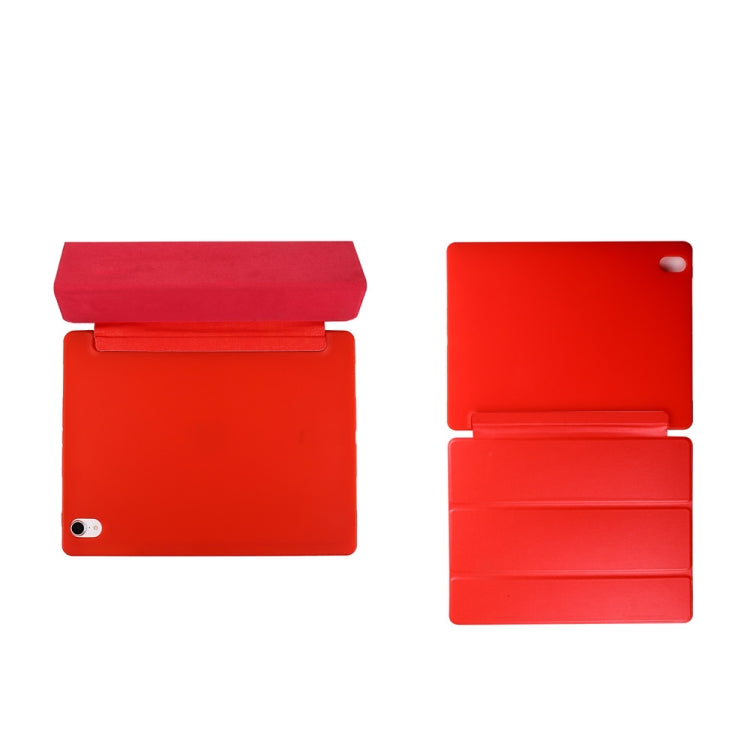 Honeycomb TPU Cover Horizontal Flip PU Leather Case for iPad Pro 11 (2018), with Three-folding Holder & Pen Slot