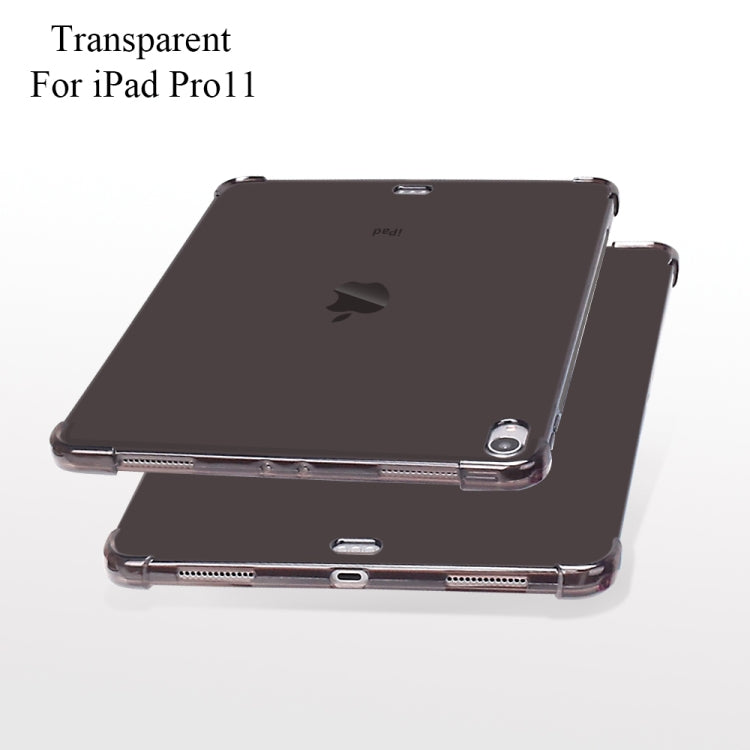 Highly Transparent TPU Full Thicken Corners Shockproof Protective Case for iPad Pro 11 (2018)