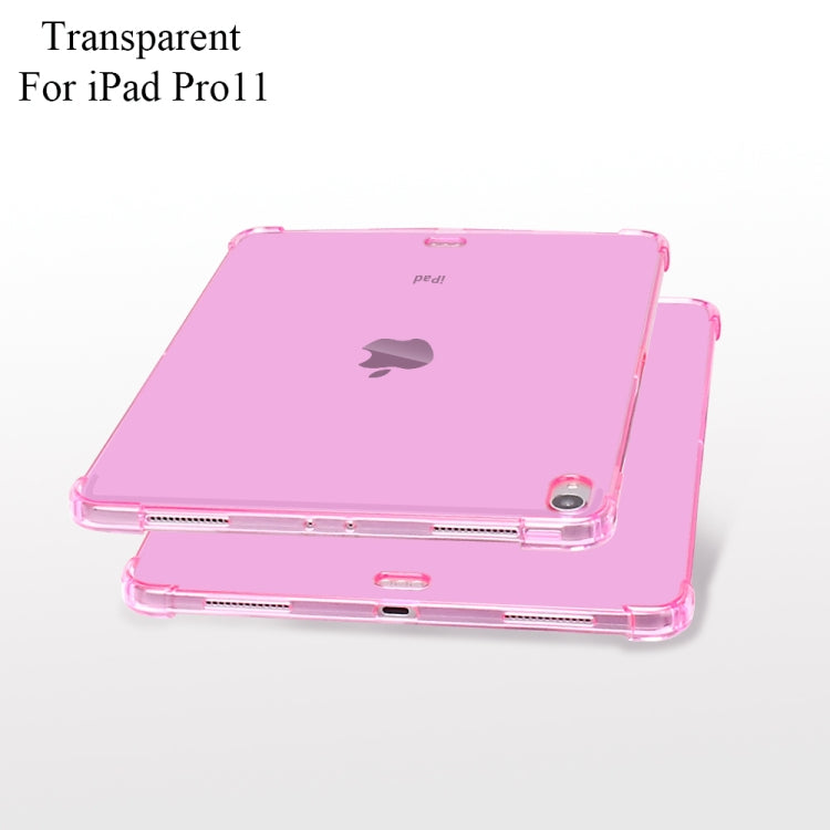 Highly Transparent TPU Full Thicken Corners Shockproof Protective Case for iPad Pro 11 (2018)