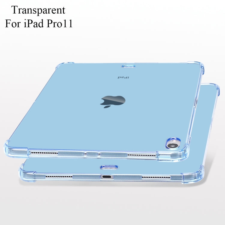 Highly Transparent TPU Full Thicken Corners Shockproof Protective Case for iPad Pro 11 (2018)