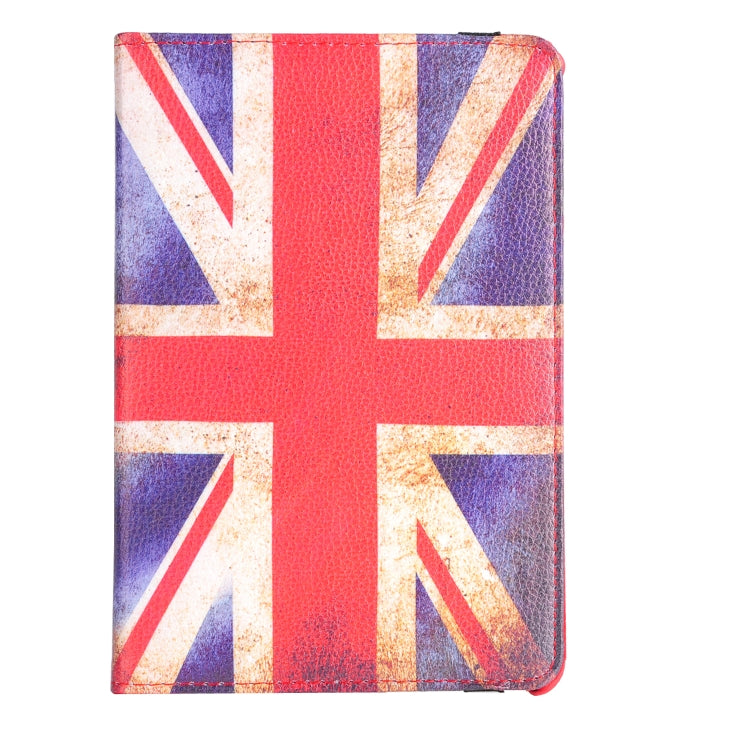 British Flag Pattern Horizontal Flip 360 Degrees Rotation Leather Case for iPad Mini 2019, with Holder & Sleep / Wake-up Function