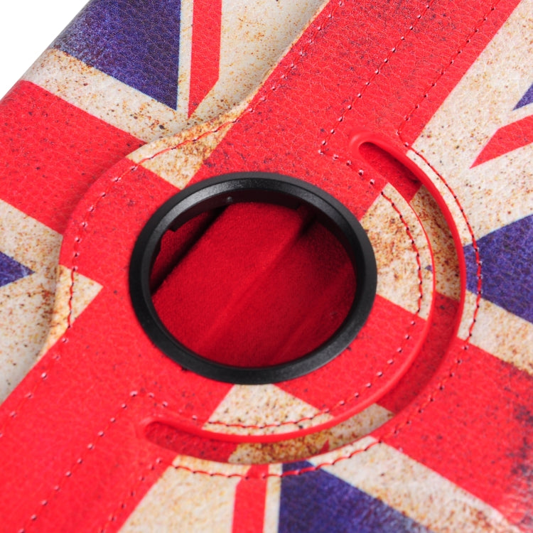 British Flag Pattern Horizontal Flip 360 Degrees Rotation Leather Case for iPad Mini 2019, with Holder & Sleep / Wake-up Function