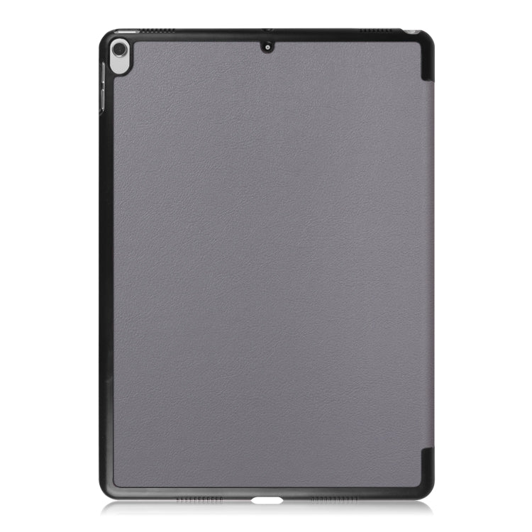 Custer Texture Horizontal Flip Leather Case for  iPad Air 2019 10.5 inch, with Three-folding Holder & Sleep / Wake-up Function