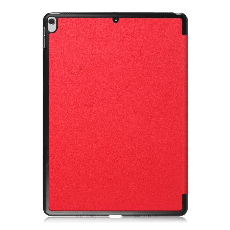 Custer Texture Horizontal Flip Leather Case for  iPad Air 2019 10.5 inch, with Three-folding Holder & Sleep / Wake-up Function