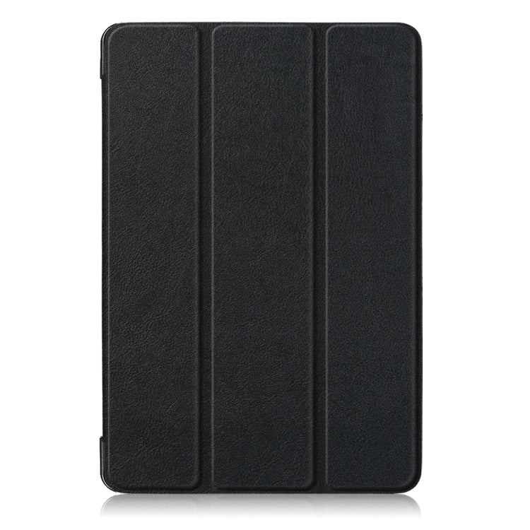 Custer Texture Horizontal Flip Leather Case for  iPad Mini 2019 & Mini 4, with Three-folding Holder & Sleep / Wake-up Function
