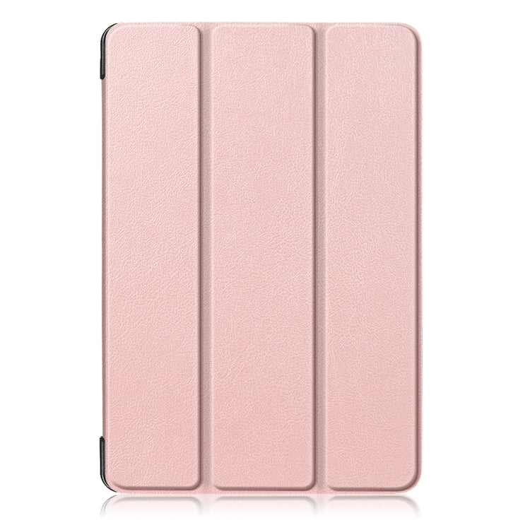 Custer Texture Horizontal Flip Leather Case for  iPad Mini 2019 & Mini 4, with Three-folding Holder & Sleep / Wake-up Function