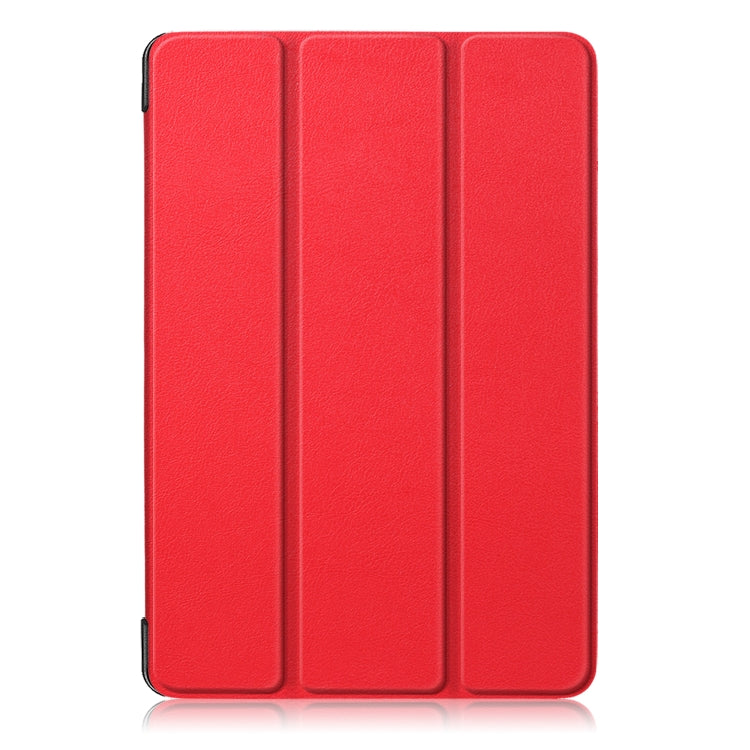 Custer Texture Horizontal Flip Leather Case for  iPad Mini 2019 & Mini 4, with Three-folding Holder & Sleep / Wake-up Function