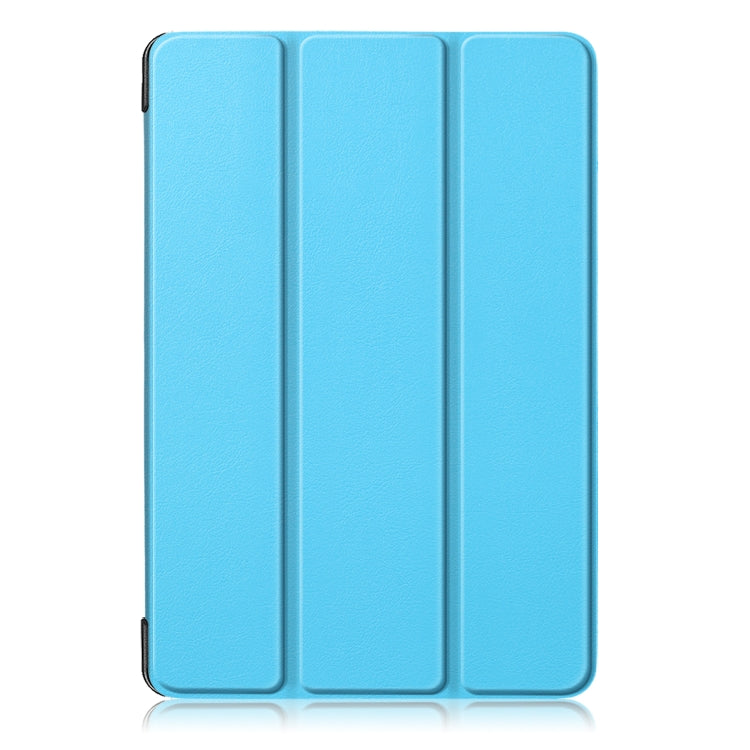 Custer Texture Horizontal Flip Leather Case for  iPad Mini 2019 & Mini 4, with Three-folding Holder & Sleep / Wake-up Function