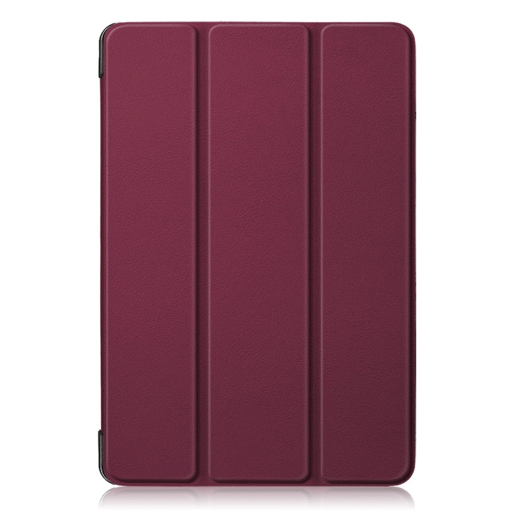 Custer Texture Horizontal Flip Leather Case for  iPad Mini 2019 & Mini 4, with Three-folding Holder & Sleep / Wake-up Function
