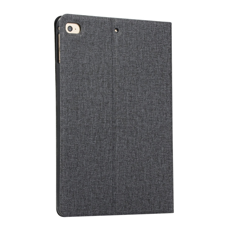 Cloth Texture TPU Horizontal Flip Leather Case for iPad Mini 2019 & Mini 4, with Holder
