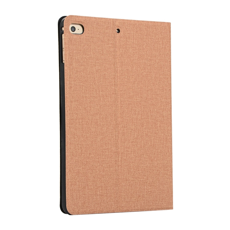 Cloth Texture TPU Horizontal Flip Leather Case for iPad Mini 2019 & Mini 4, with Holder