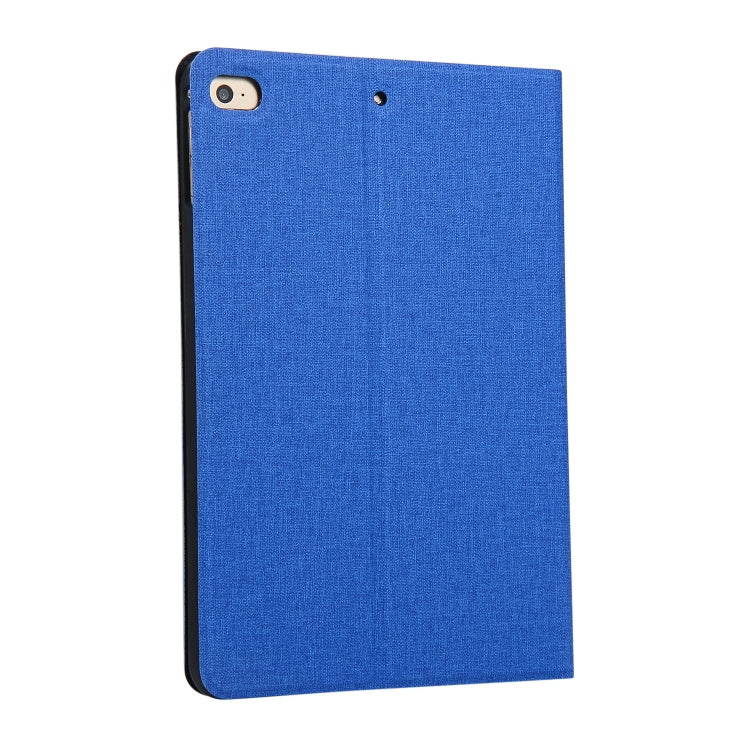 Cloth Texture TPU Horizontal Flip Leather Case for iPad Mini 2019 & Mini 4, with Holder