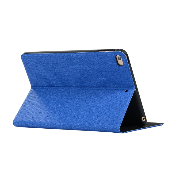 Cloth Texture TPU Horizontal Flip Leather Case for iPad Mini 2019 & Mini 4, with Holder