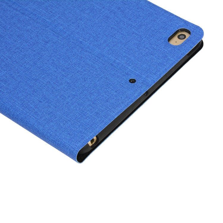 Cloth Texture TPU Horizontal Flip Leather Case for iPad Mini 2019 & Mini 4, with Holder