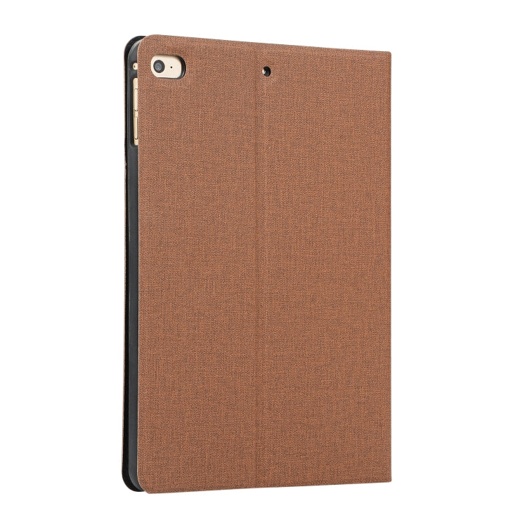 Cloth Texture TPU Horizontal Flip Leather Case for iPad Mini 2019 & Mini 4, with Holder