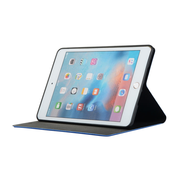 Cloth Texture TPU Horizontal Flip Leather Case for iPad Mini 2019 & Mini 4, with Holder